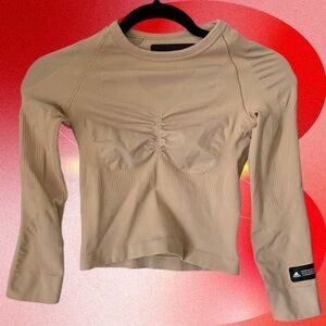 Hazy Beige Formotion Cropped Tee | Adidas